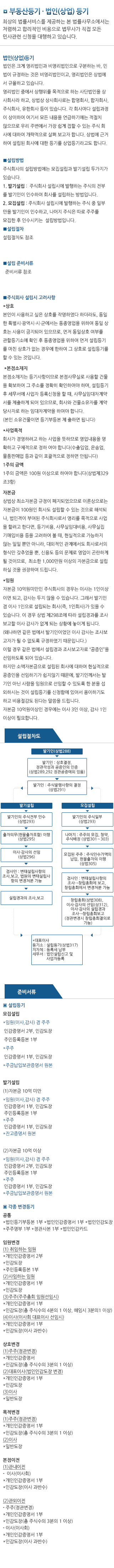 법인(상업)등기